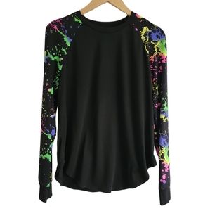 🎉 5 for $25 - SHEIN Splash print long sleeve Sleeve Tee.